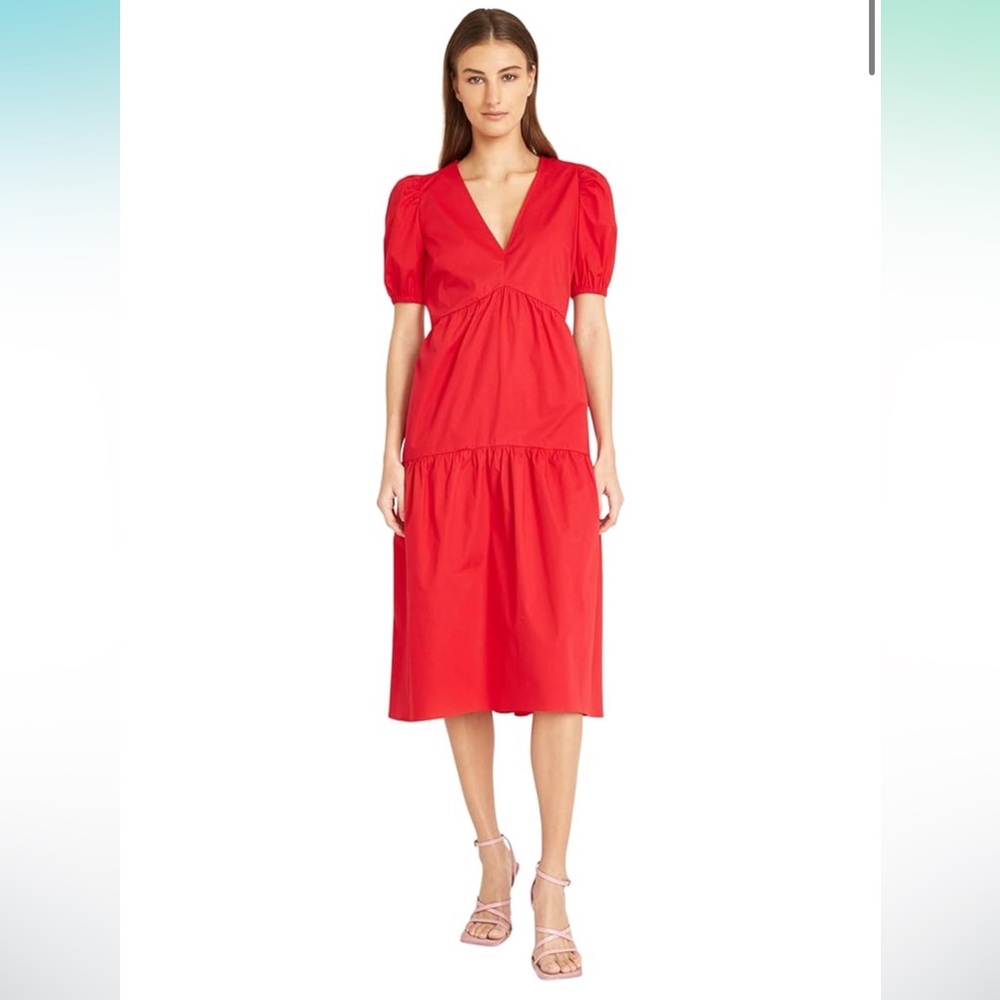 Donna Morgan versatile V-neck empire waist dress 8